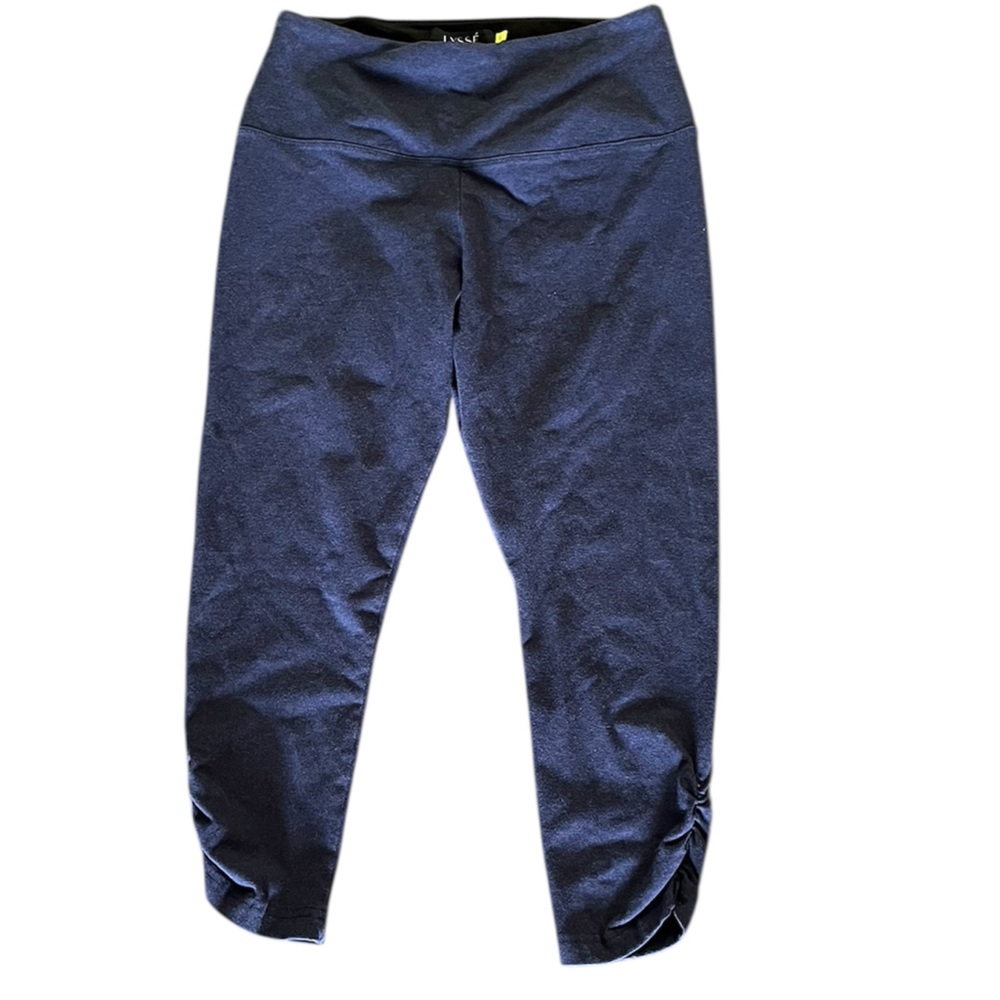 Lysse’ blue mid ruched leggings
